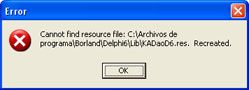 Instalar componentes Delphi - Resource recreado